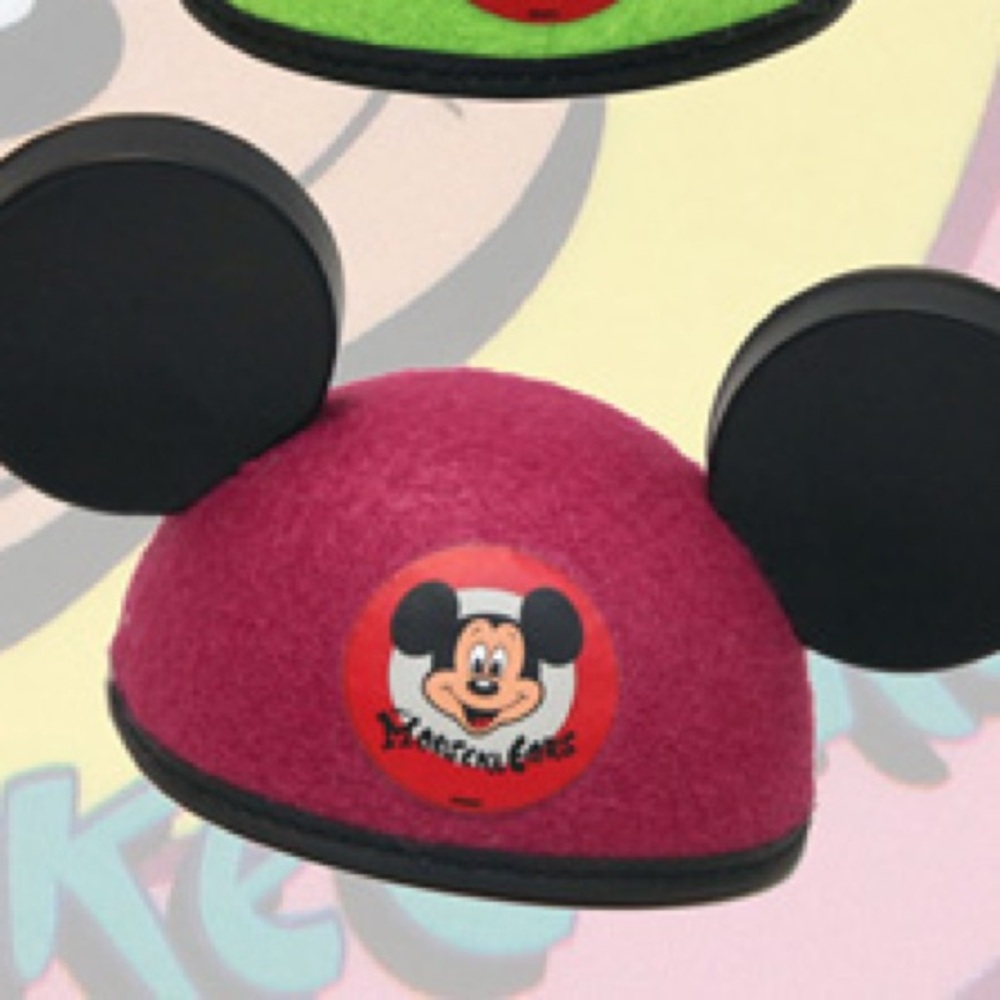 Disney Mousekeears Mickey Ears Maroon Hat Fascinator Miniature